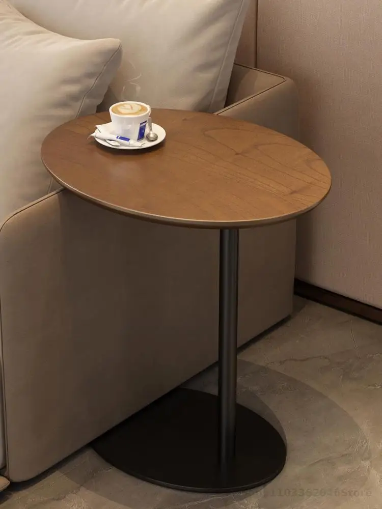 Creative Solid Wood Sofa Side Table Removable Mini Living Room Small Coffee Table Corner Side Cabinet Small Apartment