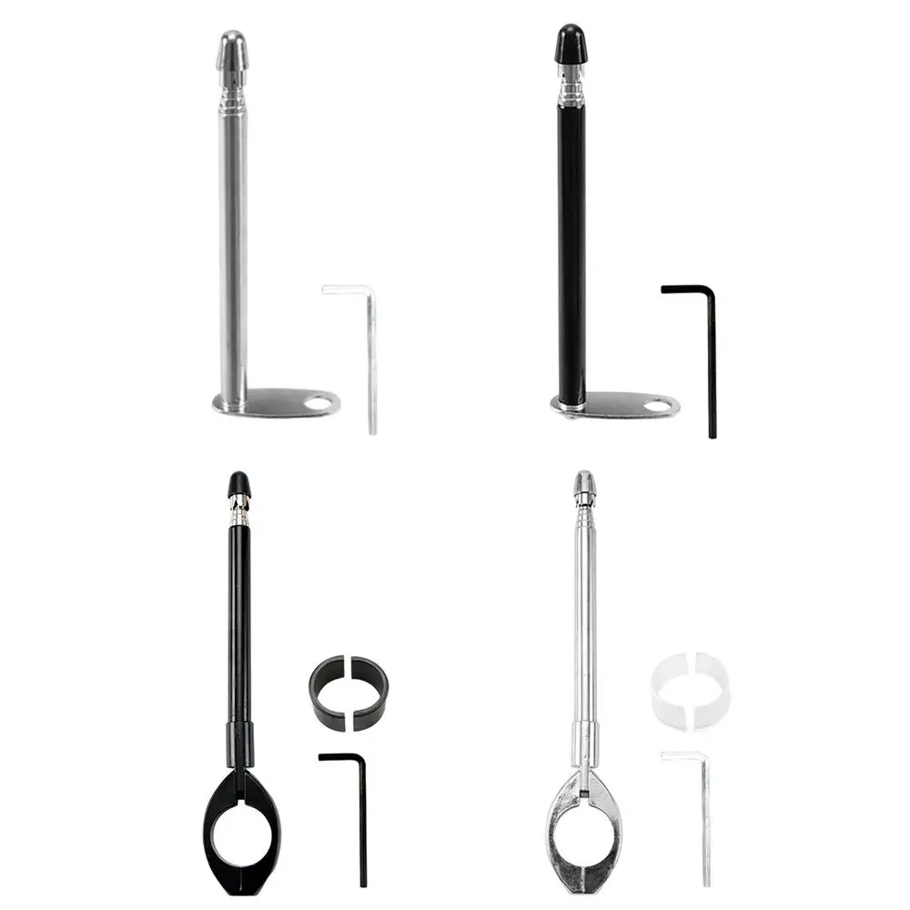 Motorcycle Anti Kite Wire Device Flagpole Retractable Motorcycle Flag Pole Mount Kit Portable Flag Mount Accessories Travel Flag