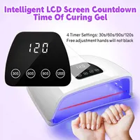 Professional Nail Drying Lamp for Manicure UV LED Nail Lamp For Gel Polish Dryer Machine With Auto Sensor Touch Screens 2