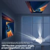 Transpeed Android 11Projector 1280*720P 4K Wifi6 200ANSI AllwinnerH713 180° flexible BT5.0 Home Cinema Outdoor portable Projetor 3