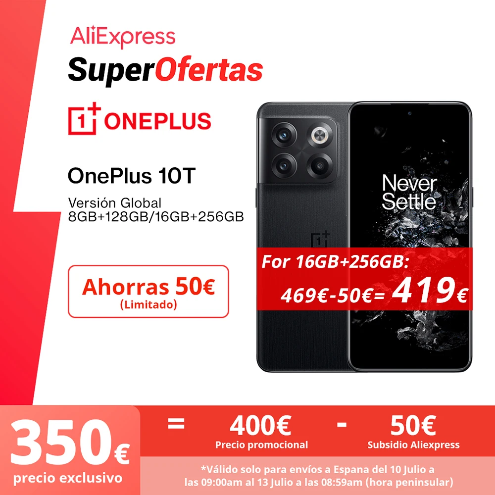 Smartfon OnePlus 10T 16/256GB z EU za $420.57 / ~1708zł