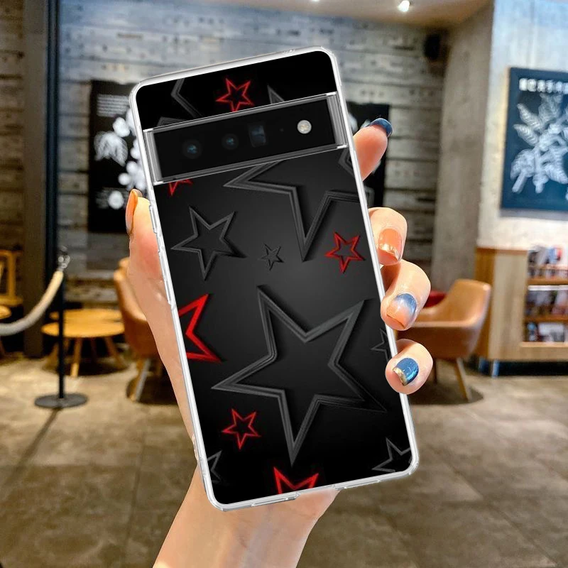 Vibrant Starry TPU Phone Case - Transparent Protective Cover