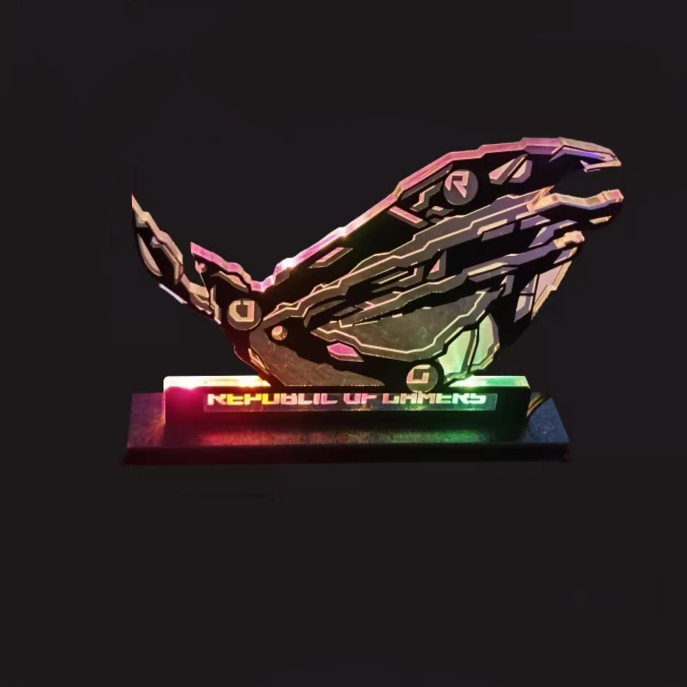 Rog-mechanical Eye Handle Rog Logo Belief Aura Sync Argb 5v 3pin