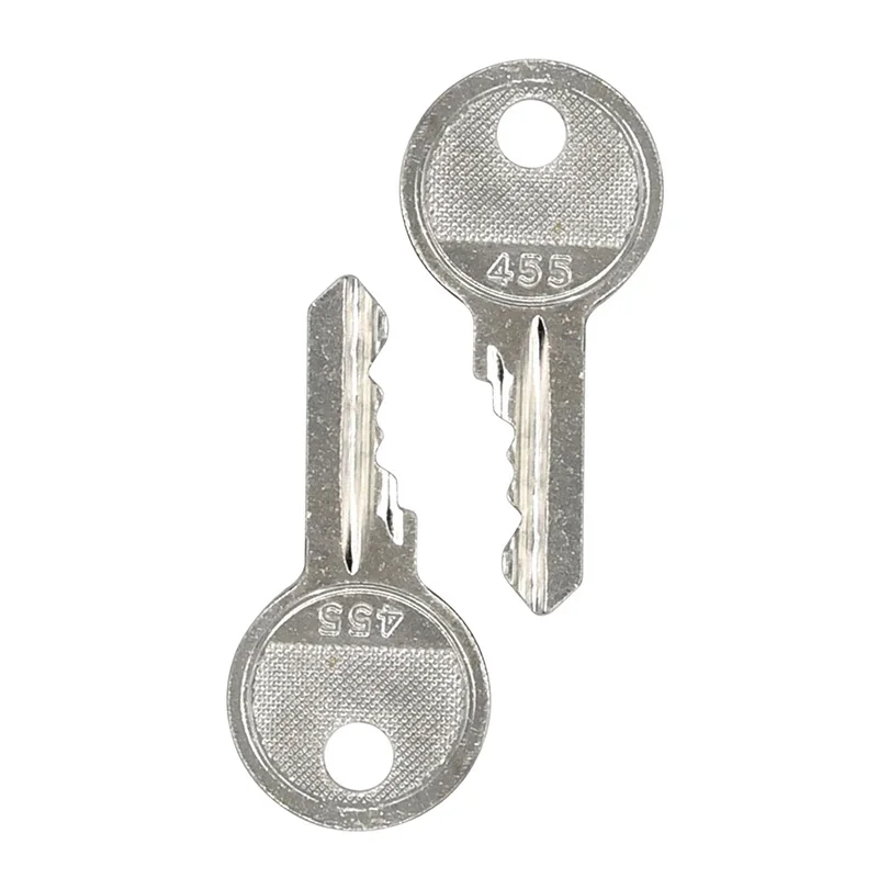 2Pcs Ignition Keys 455 Compatible with Genie Scissor Lift Compatible with JLG Boom Lifts Skyjack Lifts