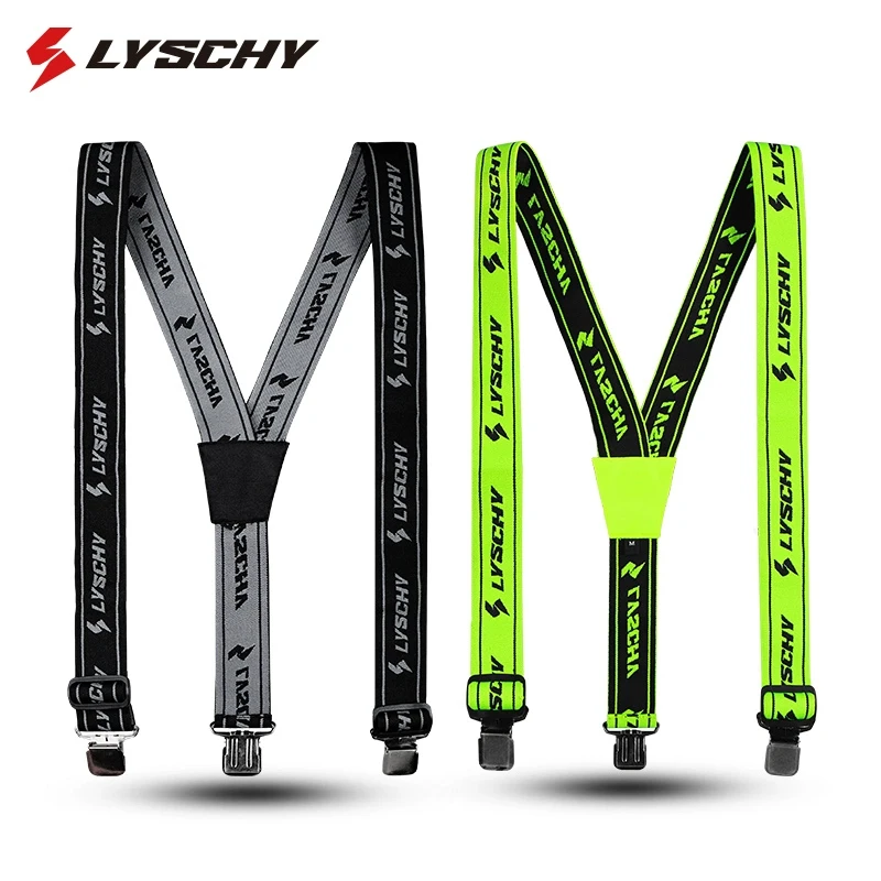 Y Shape Pants Suspenders Pants Braces Belt Men's Back Suspenders Adjustable Brace Motorcycle Racing Riding Suspender Strap