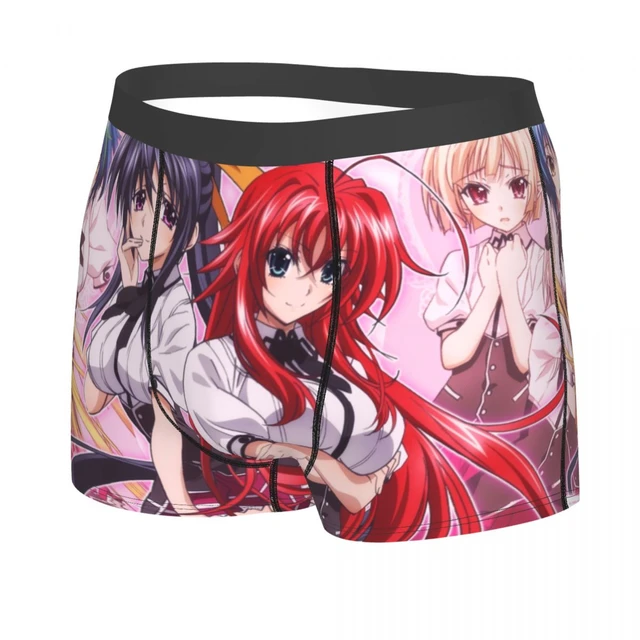 Sexy Girl High School Japanese Anime Dxd Silhouette Underwear Men Sexy  Print Custom Boxer Shorts Panties - AliExpress