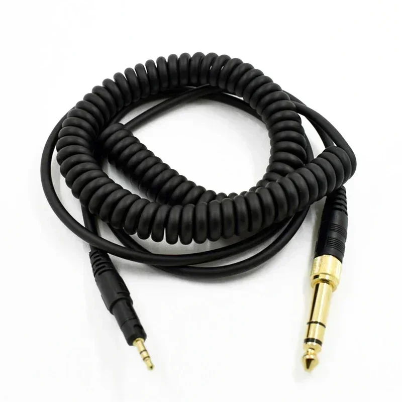 Replacement Spring Coiled 6.35mm Cable Cord For Pioneer DJ HDJ-HDJ-X5BT HDJ-X7 HDJ-S7 HDJ-CX HDJ-Cue1 HDJ-Cue1BT Headphones ethernet cable,power supply cable,edl cable,wrapping wire cable