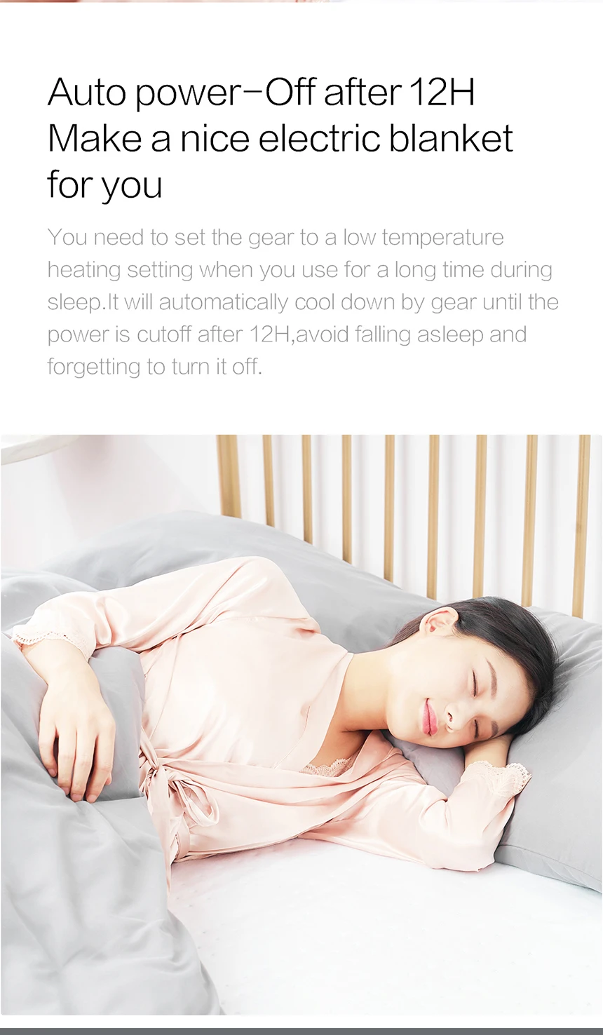 Description Picture 5 of itemXiaoda Low Radiation Electric Heating Blanket Xiaoda Intelligent Low Voltage Electric Heating Blanket (WIFI) Single-person Elect