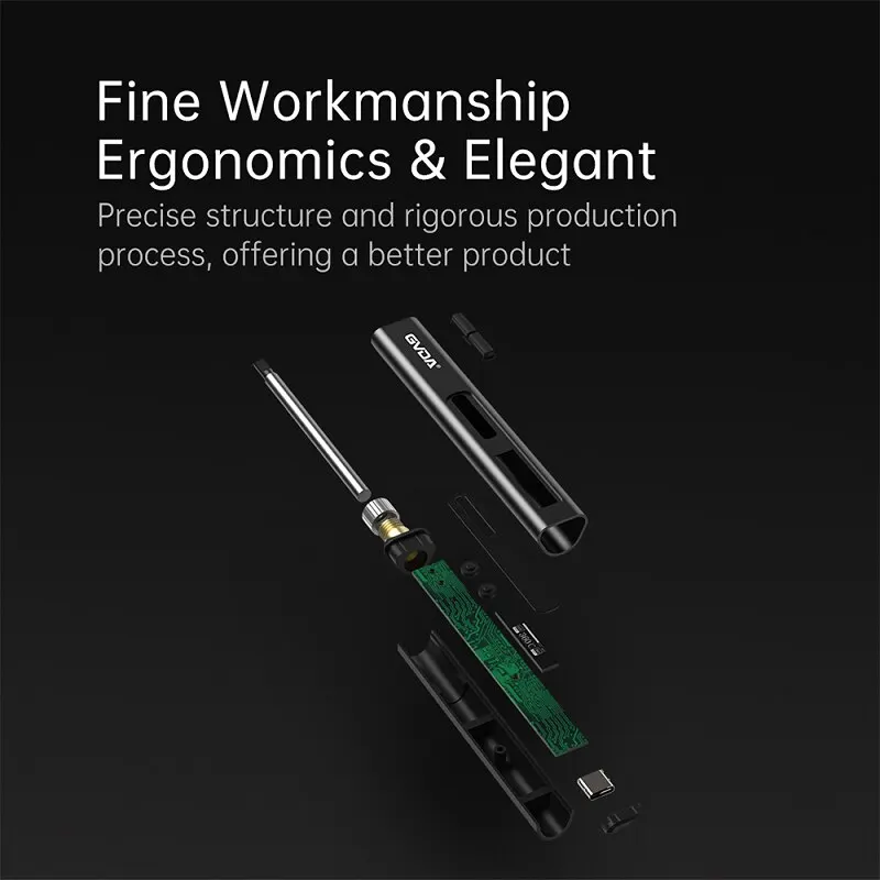 Soldering Iron Kit GVDA Smart Electric Soldering Iron 65W Adjustable Constant Temperature Portable
