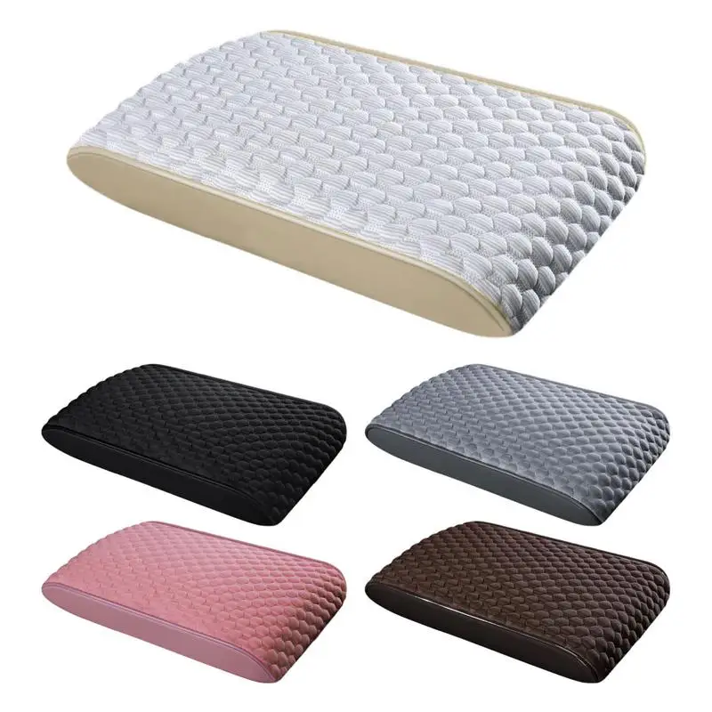 Copertura Del Bracciolo Dell'Auto Universale Memory Cotton Aumentare Il Poggiamano Cuscino Bracciolo Cuscino Protector Pad Ice Silk Fabric Center Cons