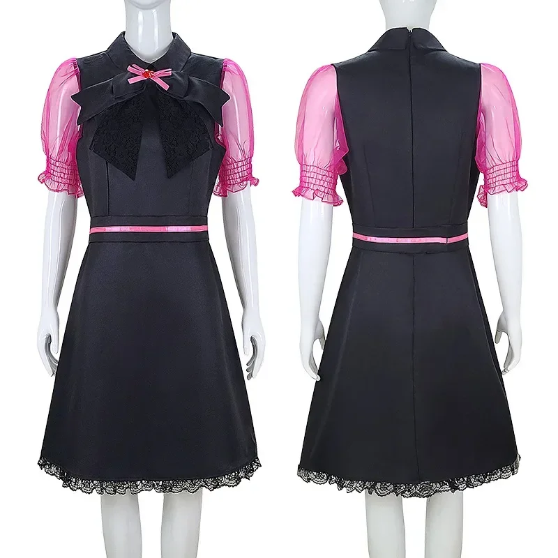 Elf High School Draculaura Cosplay Anime Fabulous Monster Costume High Draculaura Cosplay Dress Halloween Carnival Clothing