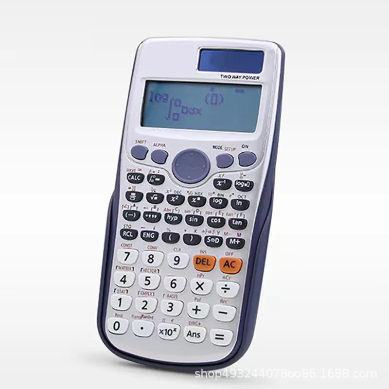 FX-991ES-PLUS 계산기 오리지널 공학용 계산기 고등학생, 대학생, 사무용 417가지 기능, 코인 배터리 사용