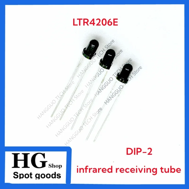 50PCS/Lot LTR4206E LR-4206E LR-4206 4206E DIP-2 infrared receiving tube 3mm 940NM phototransistor best quality image 1