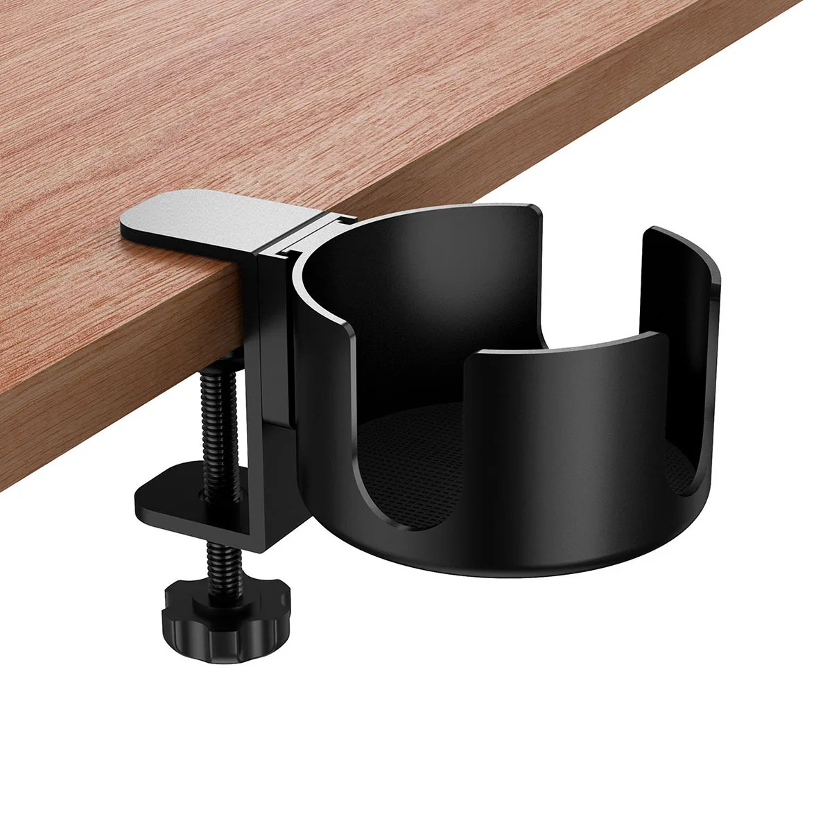 Desk Cup Holder Universal Adjustable Arm Clamp Stand For Coffee Mugs Water Bottles