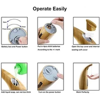 เครื่องจ่ายสบู่อัตโนมัติ, เครื่องจ่ายสบู่เหลวแบบไร้สัมผัส, พร้อมเซ็นเซอร์ตรวจจับความเคลื่อนไหวอินฟราเรด, 300 มล./11 ออนซ์, SilverB84B 6