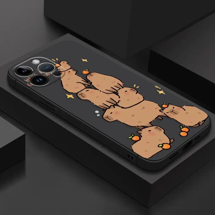 Adorable Capybara TPU Soft Phone Case