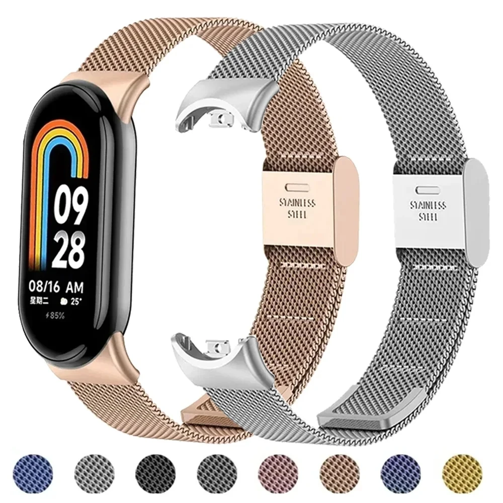 Stainless Steel Mesh Strap for Smart Bracelet Replacement Accessories