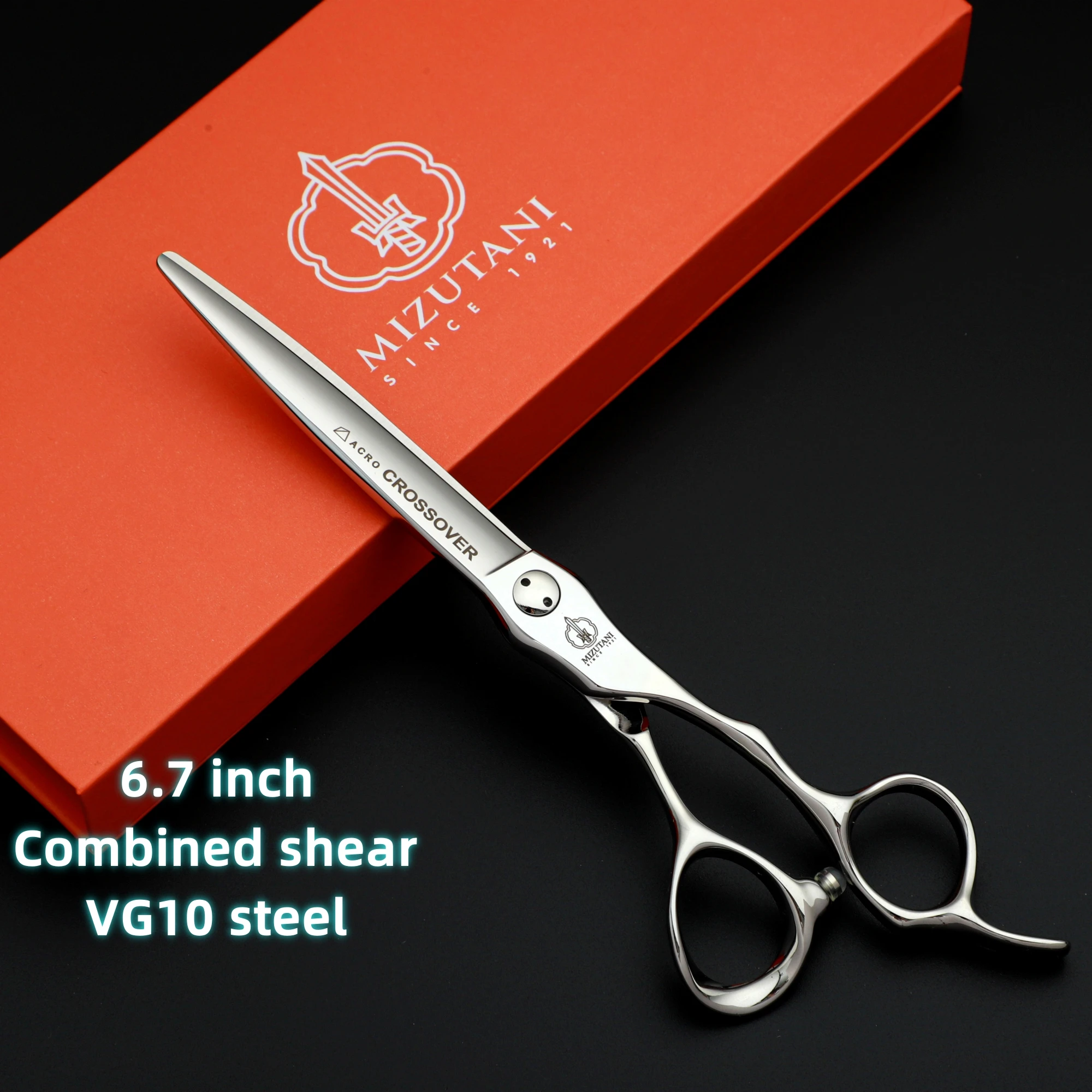 

MIZUTANI barber scissors，Professional hair cutting tools，VG10 Cobalt steel sissors，6.1-6.7 inch high-end barbershop tools