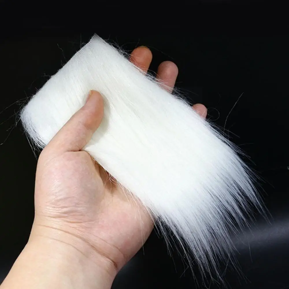 Longest Haired Artificial Fur Fluffy Synthetics Fibers Fly Supply Tying binding material Fishing Accessories Material hook K0L5