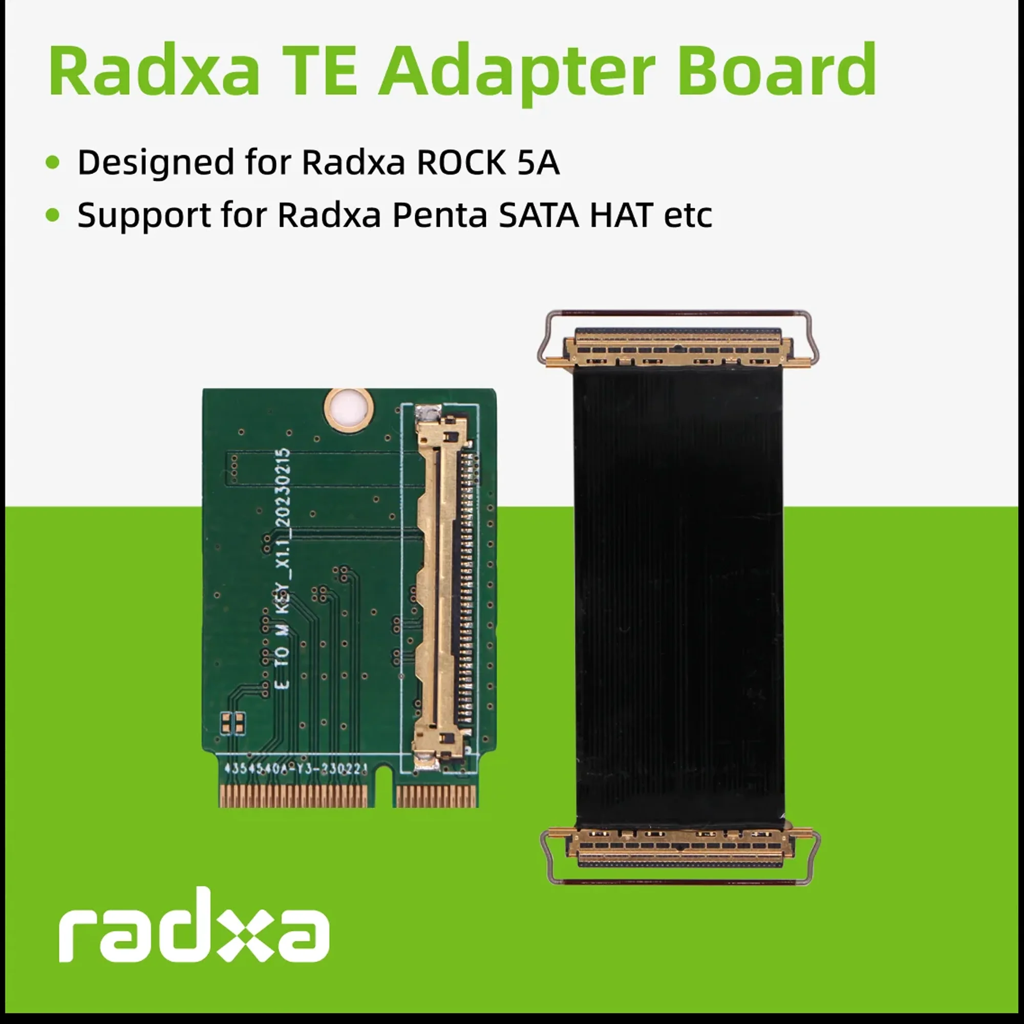 Radxa 어댑터 보드, Penta SATA HAT / M.2 익스텐션 보드, Raspberry Pi 5 / Rock 3/4/3C  /Rock 5A/Rock 5C 와 호환 가능 - AliExpress