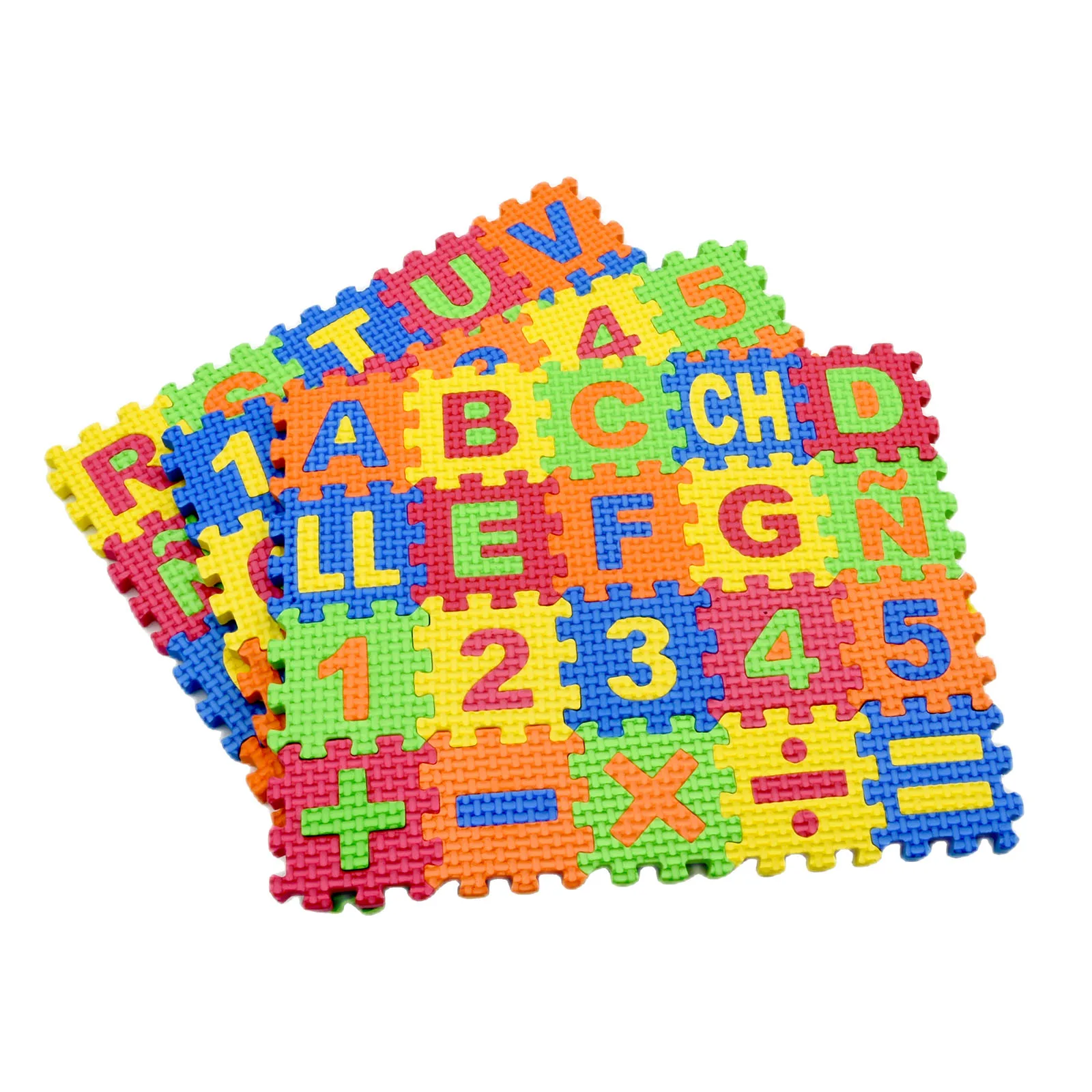 60/36 Pcs Kids Early Education Foam Alphabet and Numbers Puzzle Mats Interlocking Floor Rug Colorful Mini EVA Tiles Letter Mats
