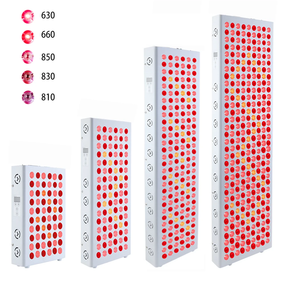 Red light therapy panel single chip P300 P480 P900 P1500 630nm 660nm 810nm 830nm 850nm infrared lamp therapy device