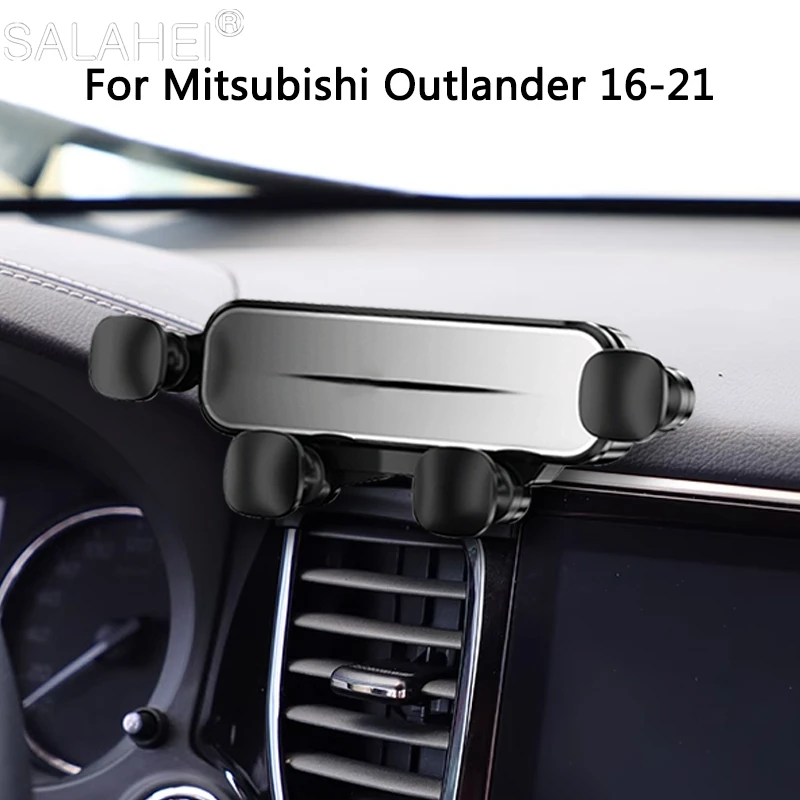 

Car Phone Holder For Mitsubishi Outlander MK3 2016~2020 Gravity Navigation Bracket GPS Stand Air Outlet Clip Rotatable Support