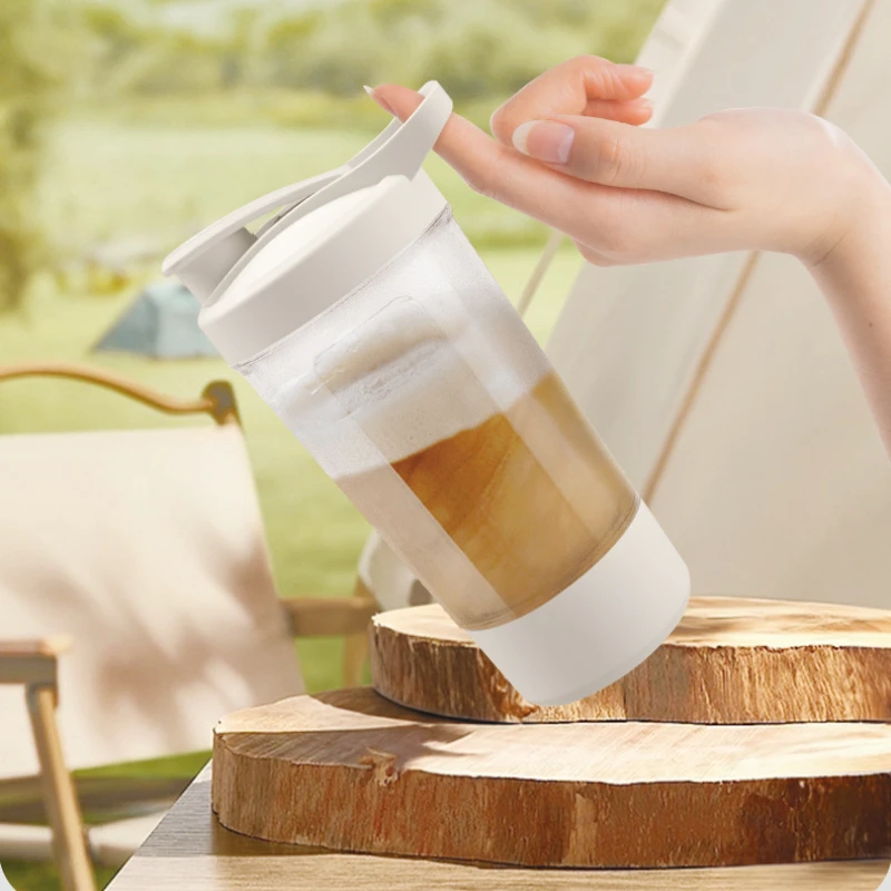 Protein Shaker Cup New Self-Stirring Shaker Cup Usb Rechargeable Shaker for Protein Shakes and Meal Replacement Shakes Portable Mixing Cups