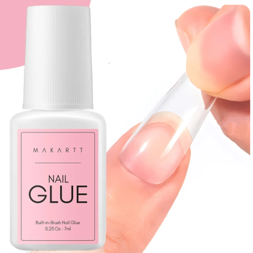 

Makartt Super Strong Nail Glue for Acrylic Nail Tips Gel x Base Gel Glue for Press On Fake Nails for Nail Repair Supplies