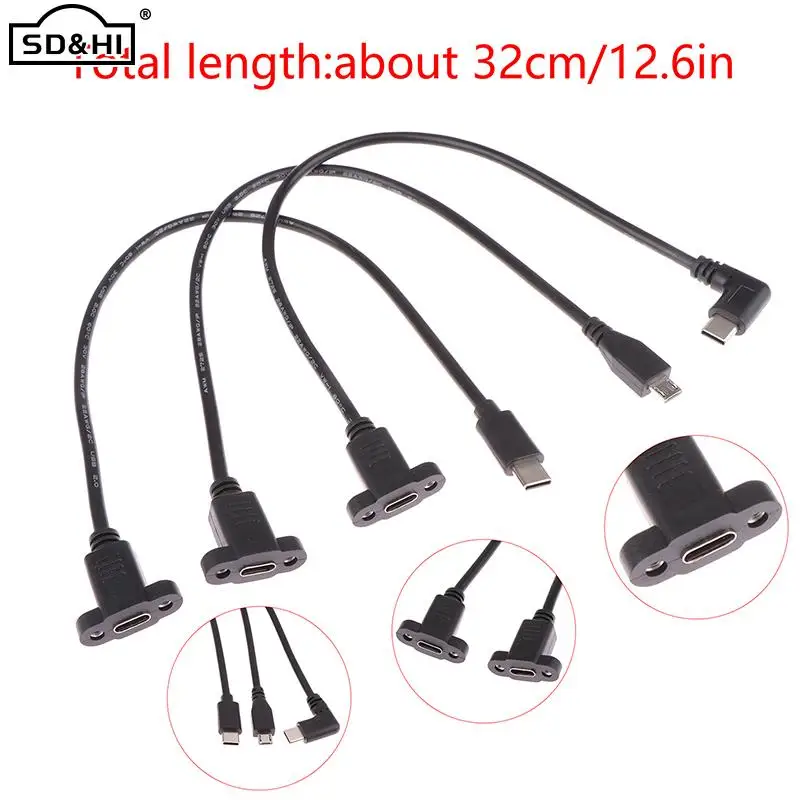 

Кабель-удлинитель с разъемами Micro-USB 3,1 и USB Type-c, 17 мм, 3,1 м