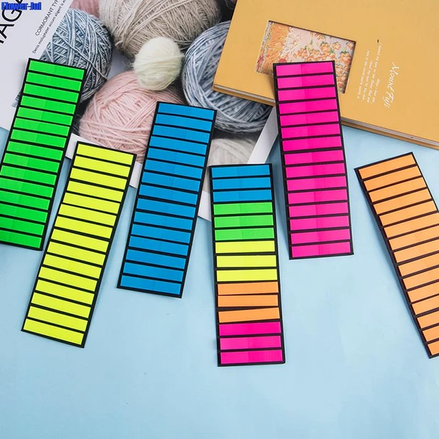 Color Books Colorful Sticky Notes Book Annotation Supplies Page Tabs  Reading Marking Paper Sticker - AliExpress