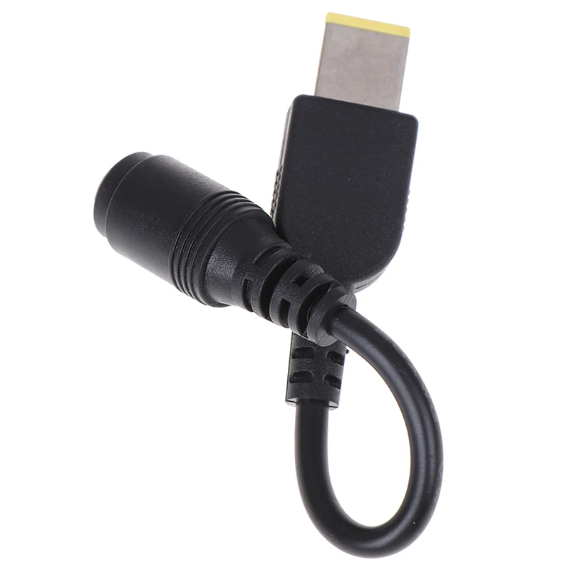 Round Jack To Square Plug End Adapter Pigtail Charger Power Adapter Converter Cable For IBM Lenovo Thinkpad 7.9*5.5mm