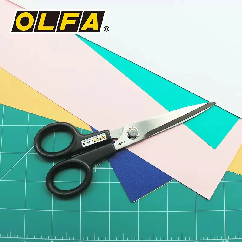 OlfaLTD10StrongStainlessSteelScissorsSharpandDurableRustUsed