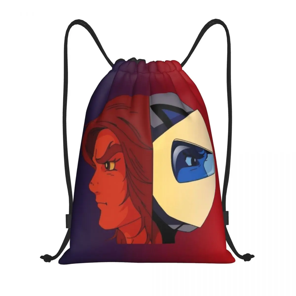 Goldrake Actarus Zaino Con Coulisse Donna Uomo Sport Gym Sackpack Portatile Ufo Robot Grendizer Shopping Bag Sack