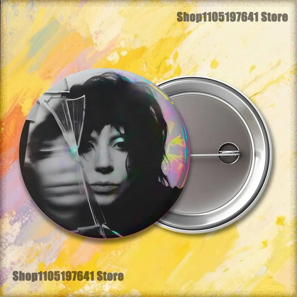 GagaS Creative Round Badge Pin – Stylish Accessory