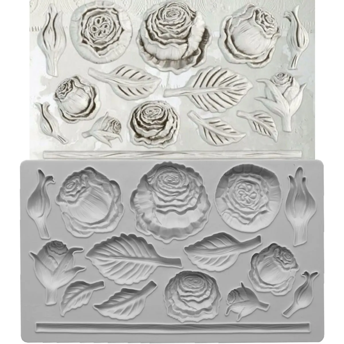 

Rose & Leaves Wedding Decoration Silicone Mold Fondant Cake Tool Gumpaste Sugarcraft Chocolate Forms Bakeware Tools