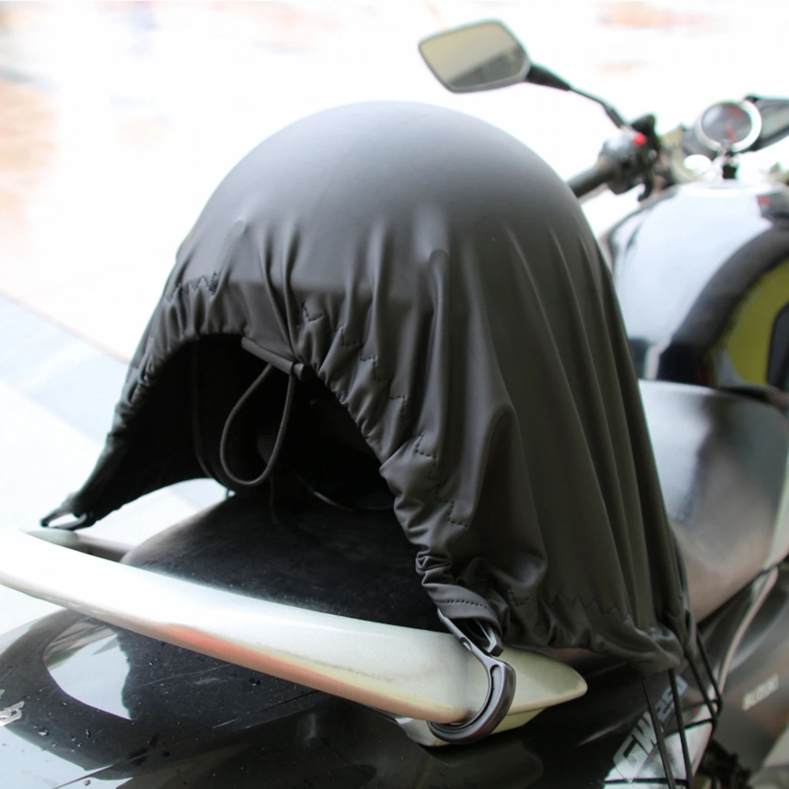 Motorcycle Rear Shelf Cover Trunk Seat Rear Rack Waterproof Luggage Cover Elastic for Keep Items Secure
