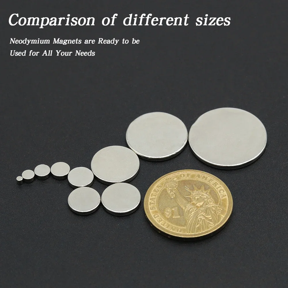 Super Strong Neodymium Round Magnets - Powerful Permanent Magnet