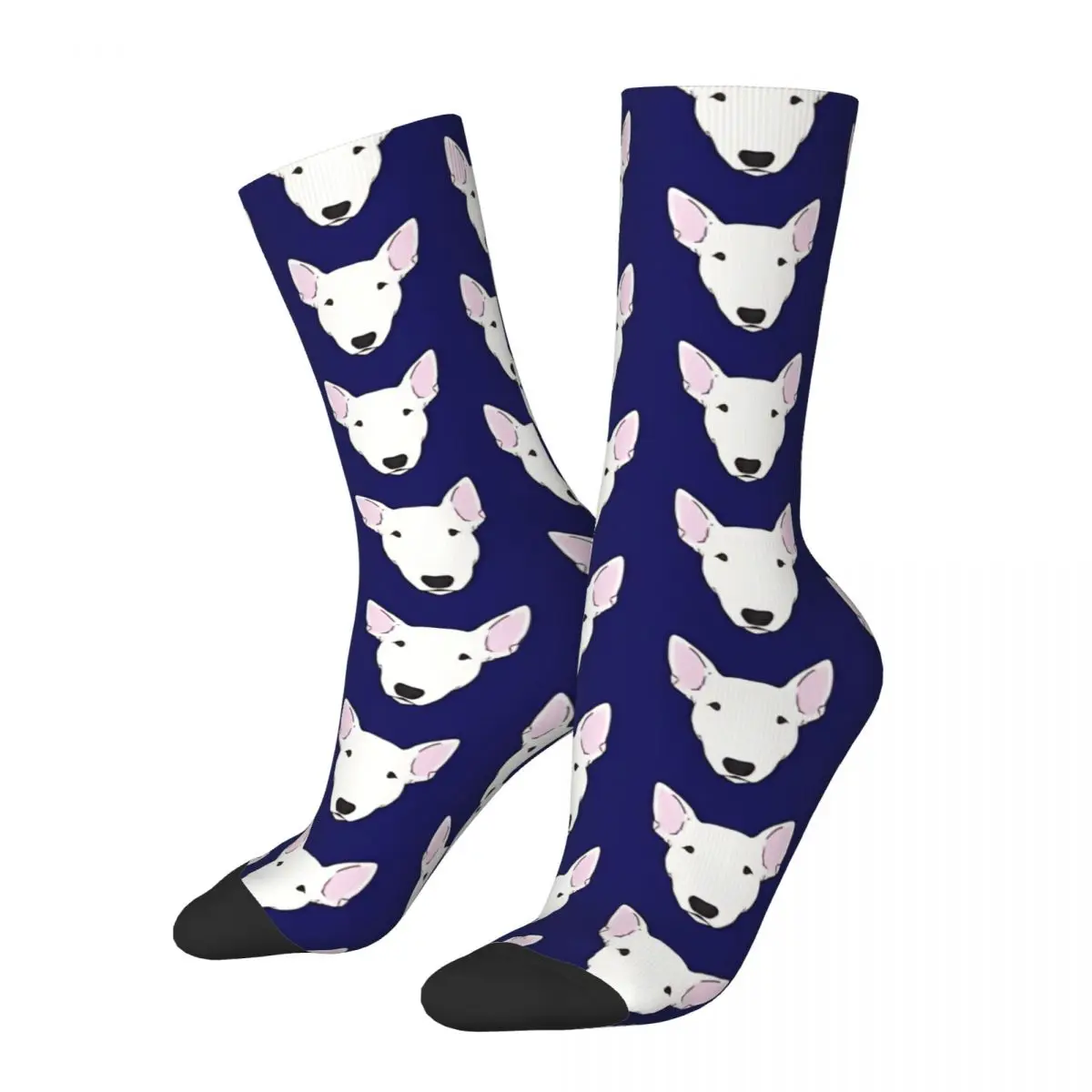 Blue The Bull Terrier Animal Socks Escursionismo 3D Print Boy Girls Calzino A Metà Polpaccio