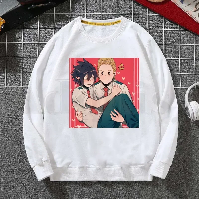 

BNHA MHA My Hero Academia Anime Tamaki Amajiki Spring Autumn Male Casual Sweatshirts Men's Sweatshirt Tops