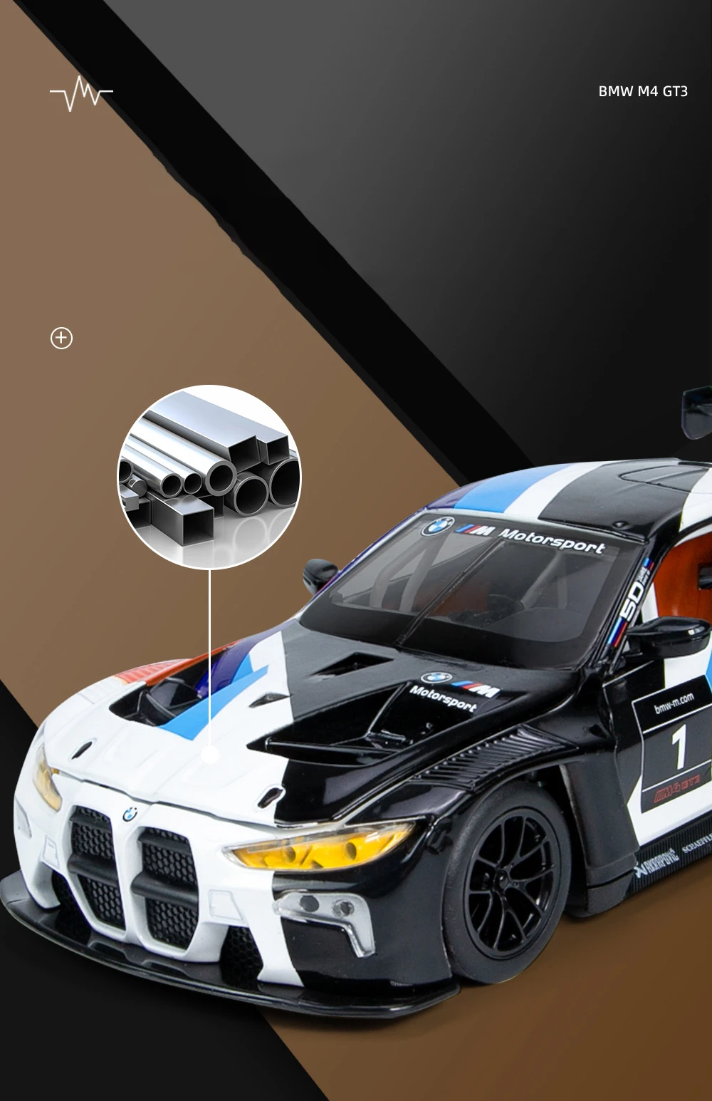 BMW M4 M6 BMW CSL Z4 1:24 Ölçekli Model Araba