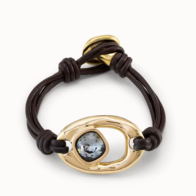

Top New UNO DE 50 Fashion Electroplated 925 Silver Jewelry, Exquisite Gem Women's Bracelet, Popular Jewelry Gift