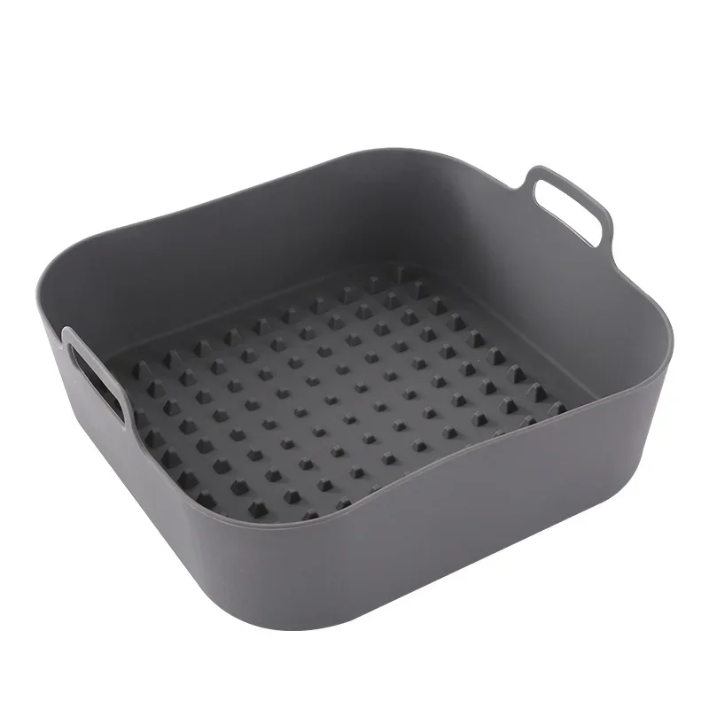 Air Fryer Silicone Pot Reusable Silicone Square Liners Replacement Parchment Liner Paper Basket air fryer liners air fryer accessories air fryer silicone tray
