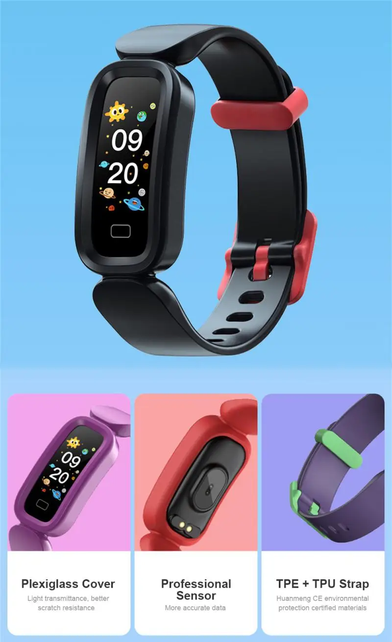 New Children's Smart Watch GPS Track Record Body Temperature Heart Rate Blood Pressure Monitoring Smartwatch Gift For Kids