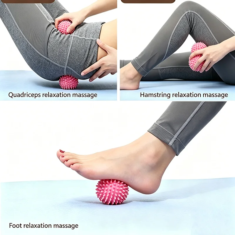 Massage Ball Spiky Myofascial Release Trigger Point Deep Tissue Muscle Relaxation Yoga Fitness Foot Back Shoulder Massager - 5