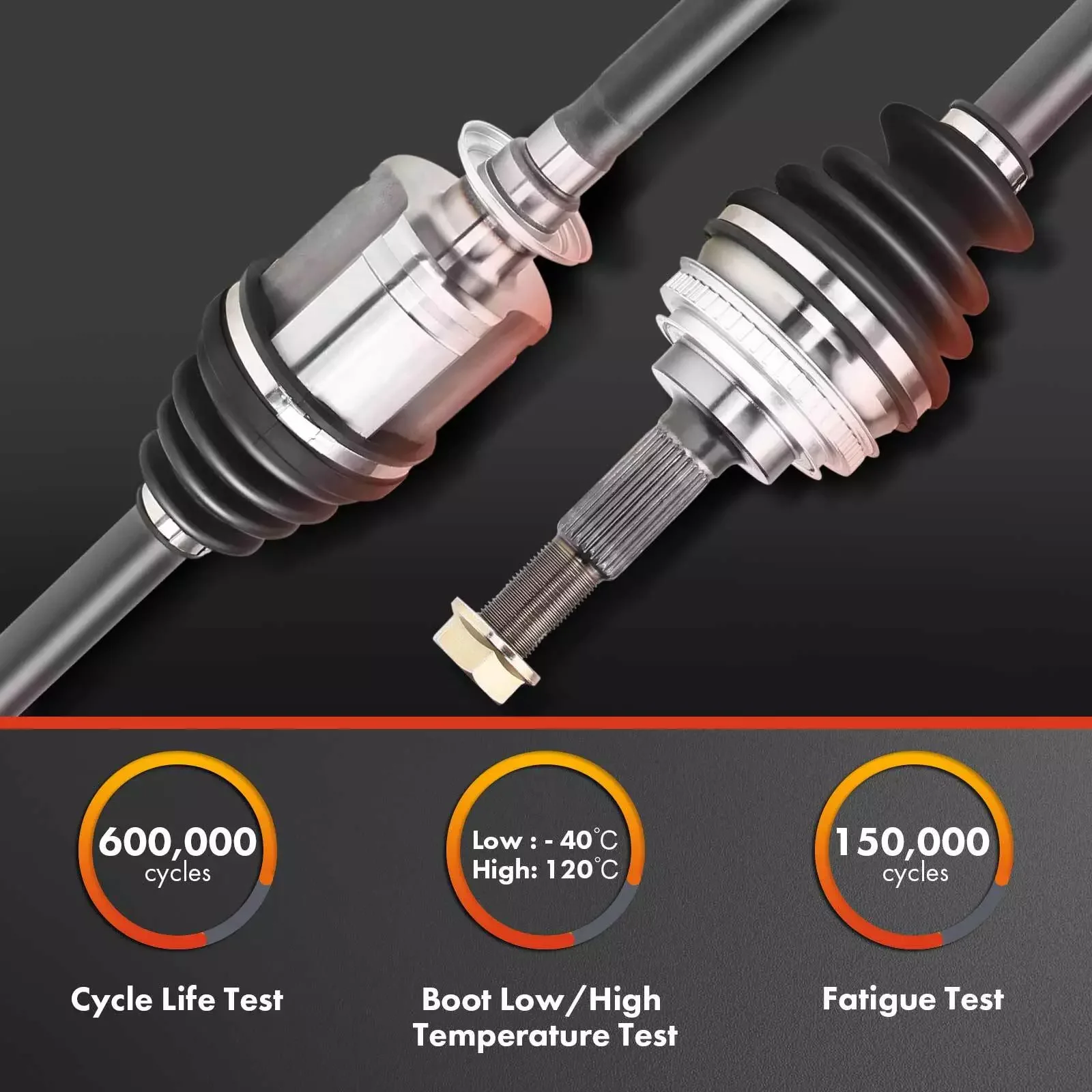 New Front Passenger CV Axle Assembly for Volvo S80 2004 2005 2006 L5 2.5L FWD