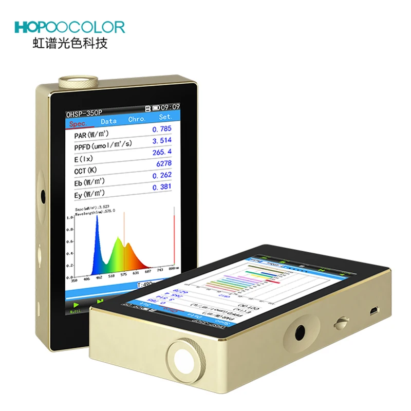 

Спектрометр Hopoocolor, тестер PPFD для выращивания растсветильник, для садоводства
