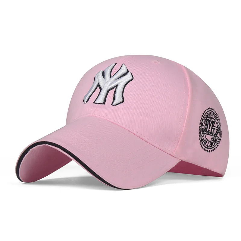 High Quality MY Three-dimensional Embroidery Dad Hat Men Women Summer Baseball Cap Visor Caps Adjustable Bone Hats Gorras mens pink baseball cap Baseball Caps