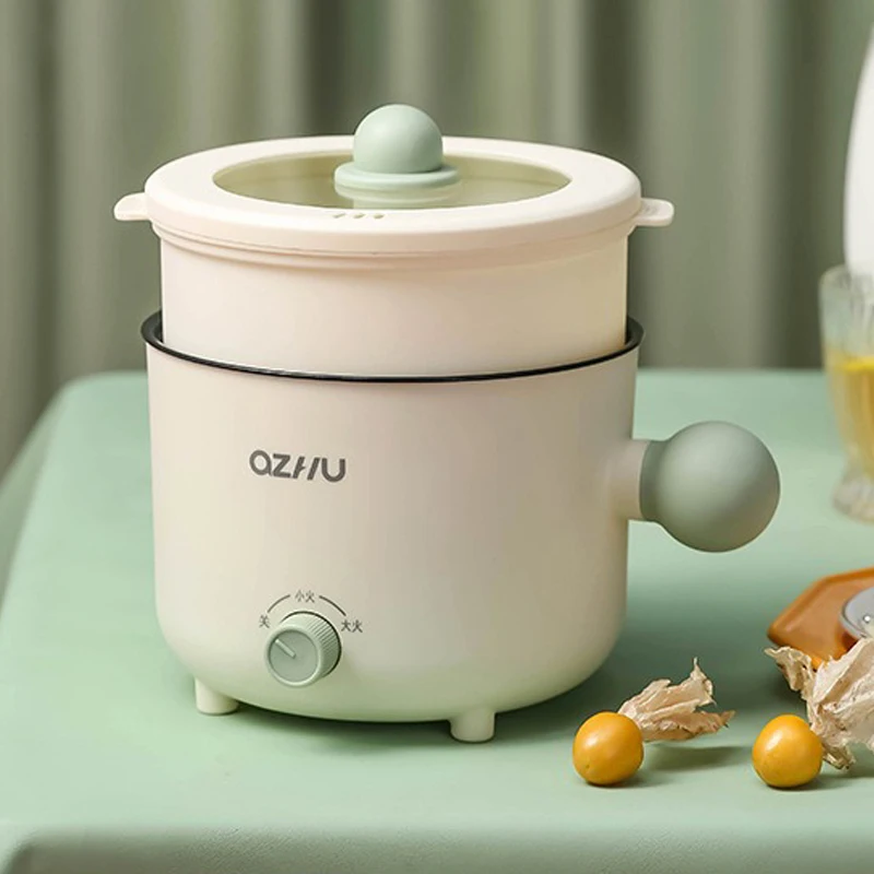 Mini Electric Rice Pot Multicooker Hotpot Stew Heating Pan Noodles Eggs Soup Steamer Rice Cookers Cooking Pot for Home 5