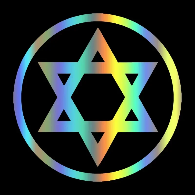 

Car Sticker Die-cut Vinyl Decal Magen David Star Israel Car Sticker Waterproof Auto Decors on Car Body Bumper Rear Window